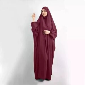 One piece overhead khimar abaya dress Muslim prayer dress Islamic